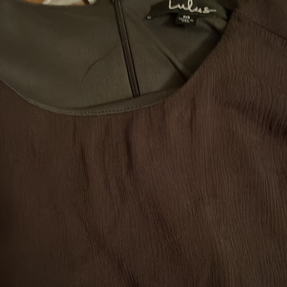 Lulus Dark Green Dress, Size Medium - Picture 6 of 7